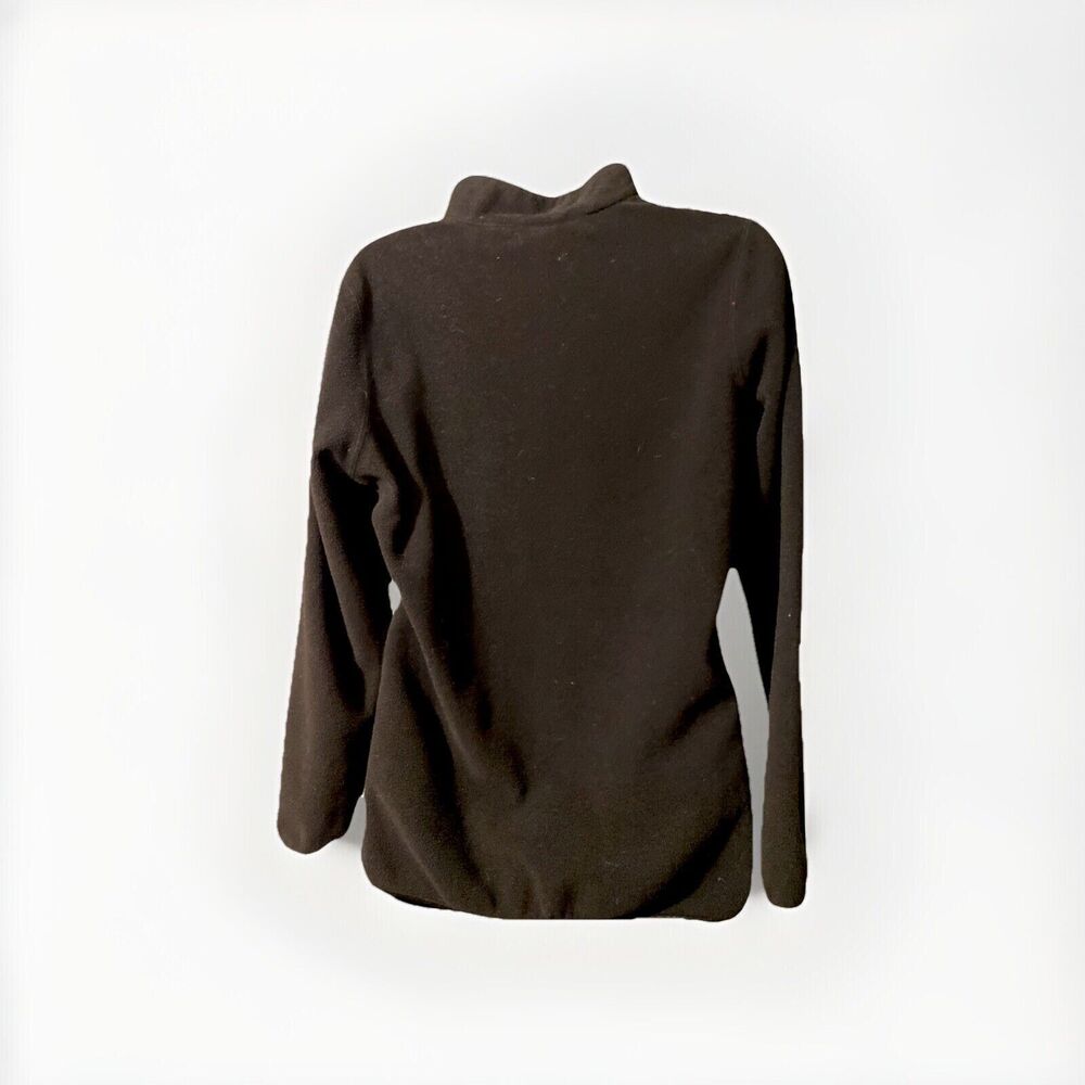 Women's Fleece Chase Tony Stewart XL NASCAR Pullover 3/4 Zipper‎ Black Orange - Picture 3 of 3